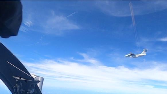 Transport Aircraft Over Disputed South China Sea Shoals